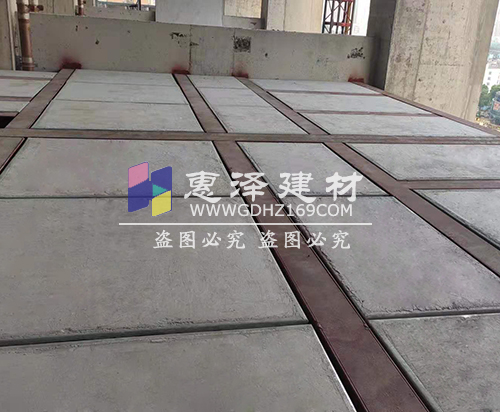 深圳帝豪钢骨架轻型楼板安装