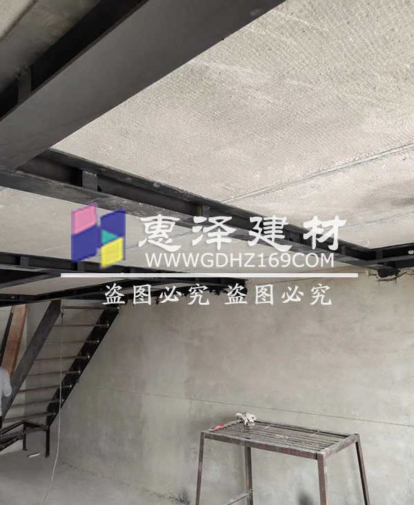 深圳项目钢骨架轻型楼板完美收工